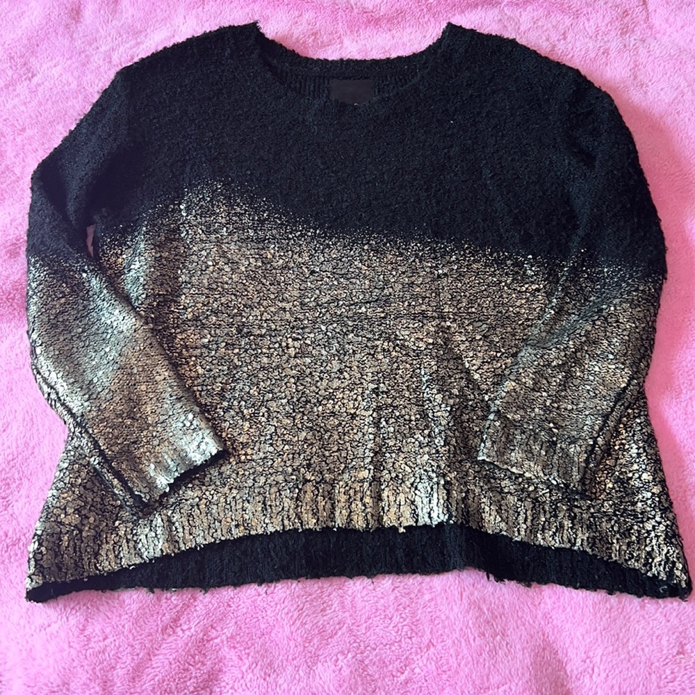 Dripping in Gold Tiger Mist Sweater